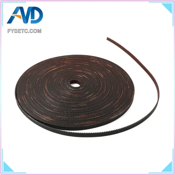 

BLV 3d Printer X/Y Axis Belt GATES-LL-2GT Gear Fiberglass Reinforced Rubber Belt GT2 Width 6MM 4 Meters Length