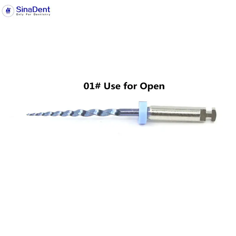 Dental Rotary Files 04 Taper Flexible Files Blue 25mm Assorted Heat Activation Files Endo Files for 3