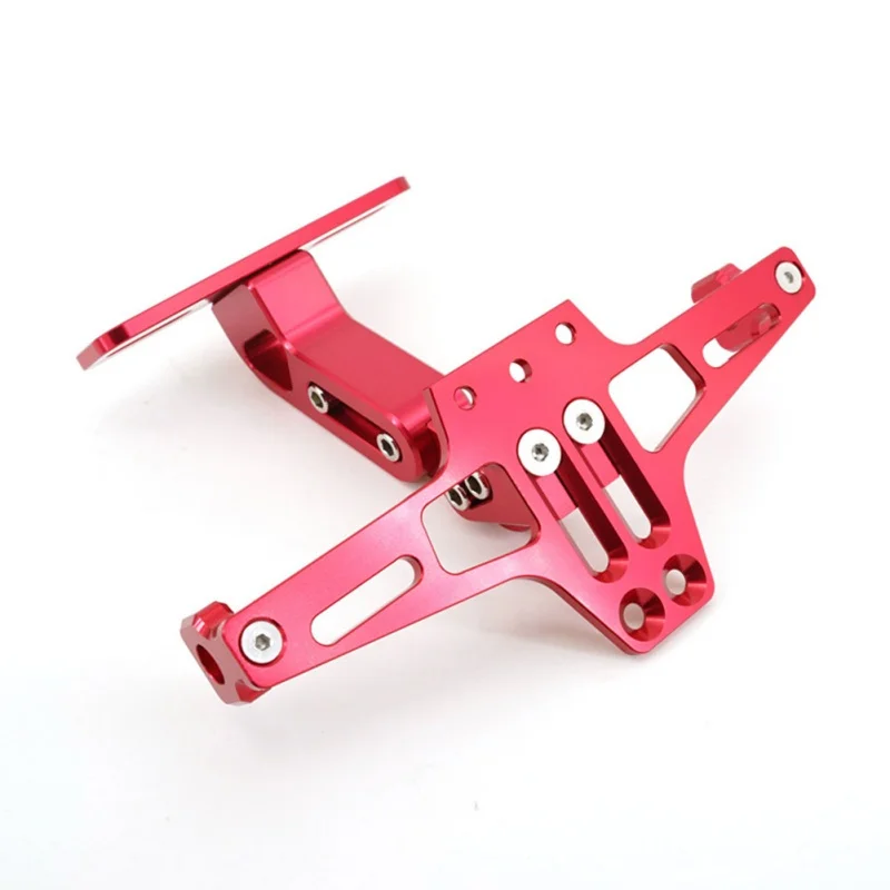 

Universal CNC Motorcycle License Plate Number Frame Bracket Adjustable Angle Bracket Motorcycle License Plate Cover
