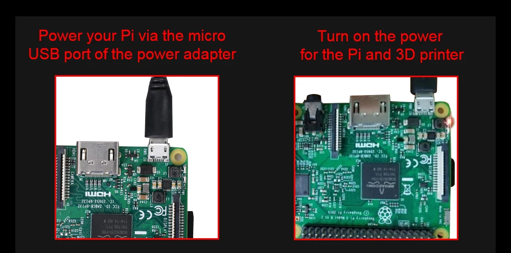 Осьминог Raspberry Pi 3 Model B V1.2 макетная плата комплект с wifi+ блок питания для камеры для Ender 3 3d принтер мониторинга