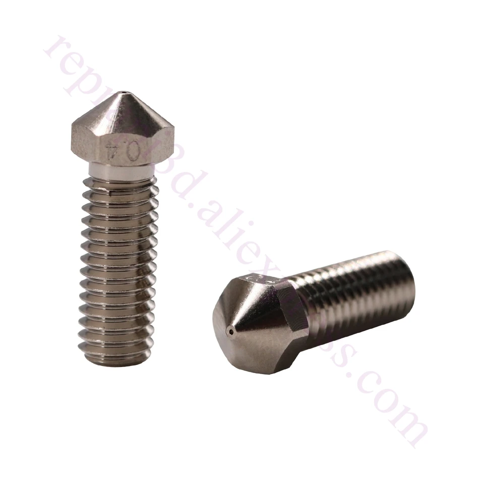 Медная насадка с покрытием вулкана 2 шт. антипригарные сопла резьбой M6 для