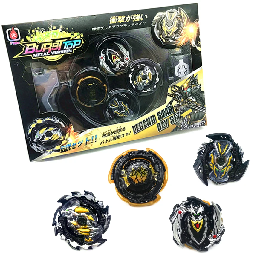 4 штук в штучной упаковке bayblade Beyblade Burst 4D набор с пусковой установкой Арена металлические бои битвы