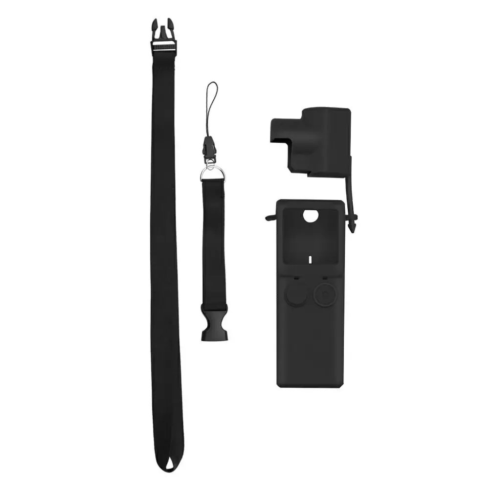 

For FIMI PALM Silicone Case Shockproof Protective Cover Lens Shell With Wrist Strap For Fimi Palm Gimbal Camera Accessories