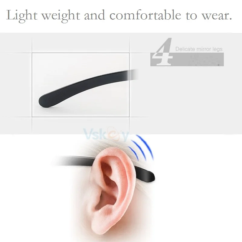 VSKEY 2pcs Polarized Passive 3D Glasses for Movie Theaters RealD Cinema System 3D Televisions TV Home Theaters System