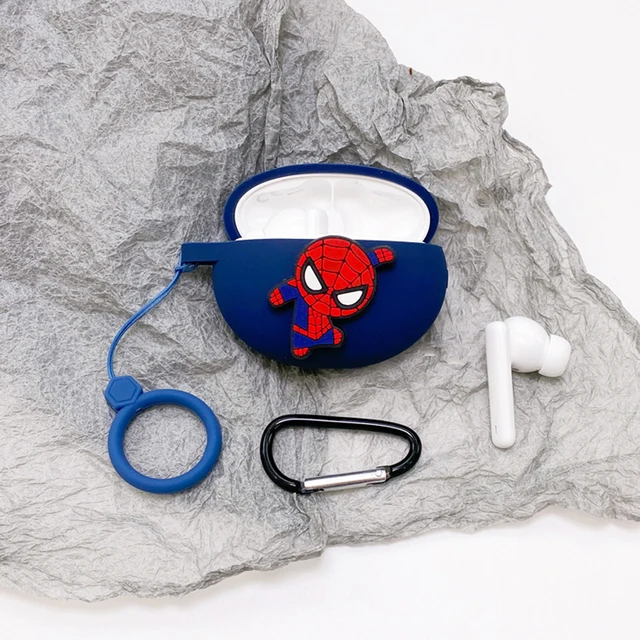 Cute Cartoon Earphone Cover for Huawei Freebuds 4i Case TWS Bluetooth Wireless Headphone Charging Box Case Headset Silicone Case N