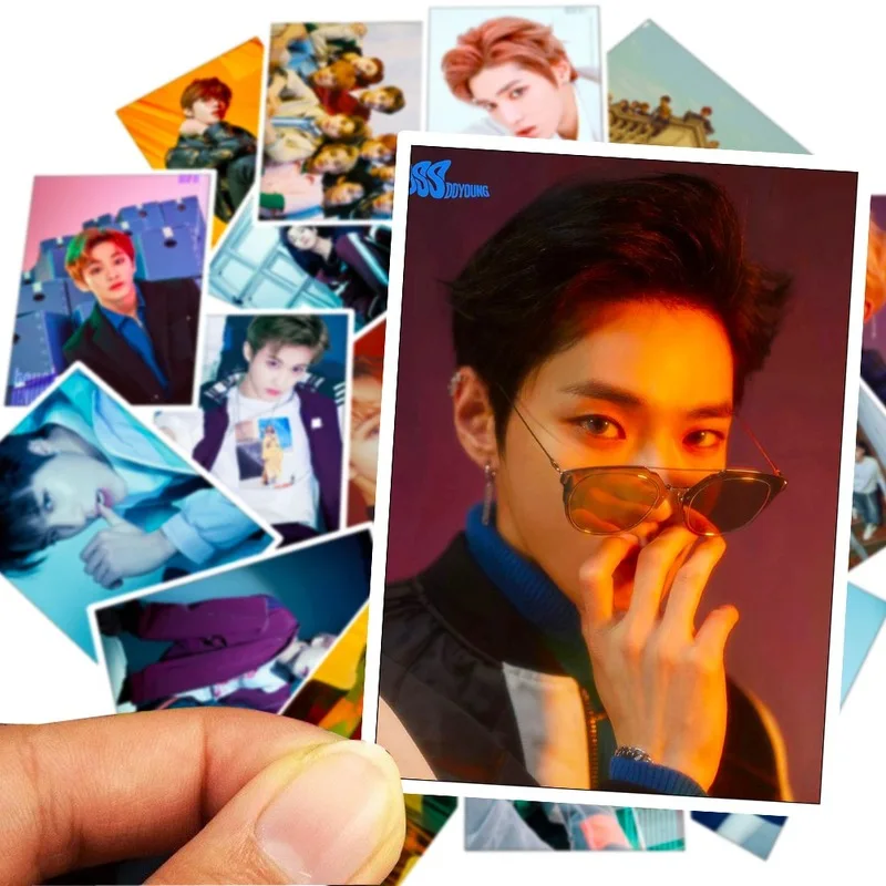 Kpop NCT WAYV альбом берут на себя для студийной съемки с изображением Луны карты Winwin Lucas десять дебюта Фотокарта Стикеры 25 шт./компл
