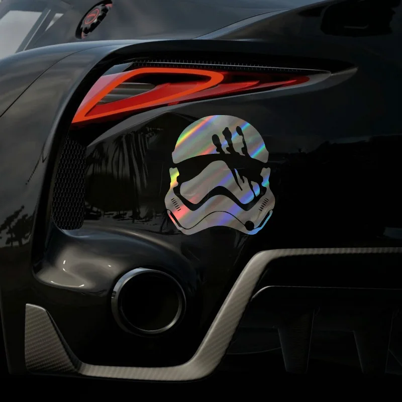 Звездные войны мультфильм большой узор украшение автомобиля Наклейка мощная