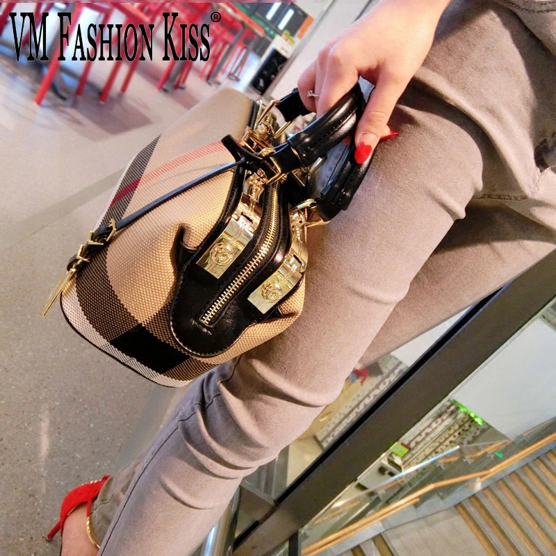 VM FASHION KISS роскошная женская сумка простая для доктора холщовые кожаные сумки