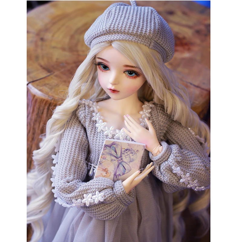 BJD кукла 60 см подарки для девочки серебряные волосы кукла с одеждой изменить Глаза DIY кукла лучший подарок на день Святого Валентина ручной работы игрушка косметика