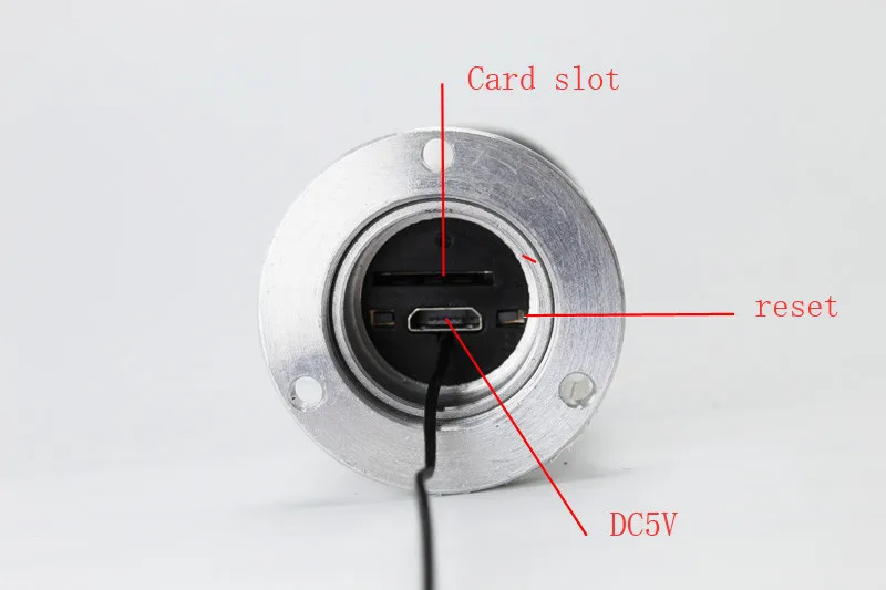 Câmera com Detecção de Movimento Slot para Cartão fi sem Fio Novo Design Áudio Graus wi Porta Olho Mágico Gravação tf Telefone Relógio P2p 180 7 Novo design p2p áudio 180 graus wi