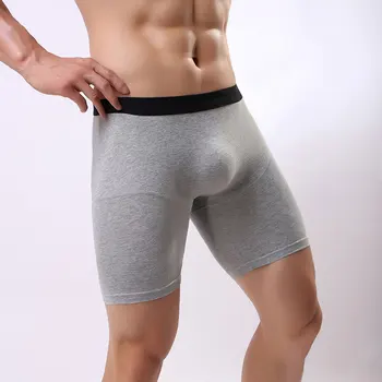 

New Sexy Men Cotton Boxer Underwear Smooth Comfortable U Convex Pouch Homme Panties Sleep Wear Boxershorts Brave Man Boxer