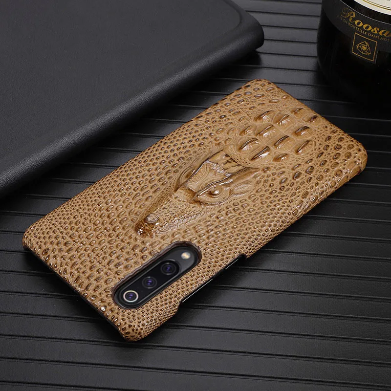 Brown Флип-чехол для телефона Xiao mi Red mi Note 7 8 4X5 6 Pro для mi 8 9 lite se 9T A1 A2 A3 lite Max 2 3 Y3 Poco F1 голова дракона - Цвет: Brown