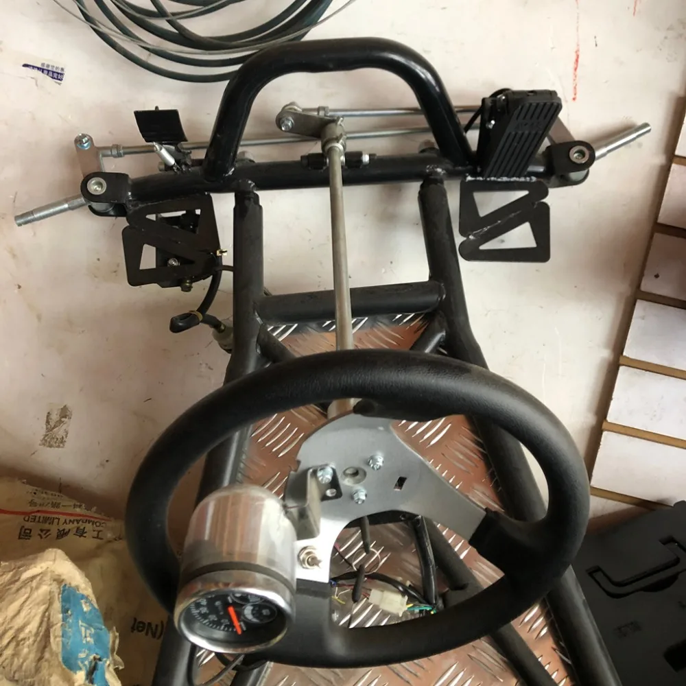 Go kart тянущийся стержень колеса в сборе стойки костяшки шпинделя в сборе с 5 дюймов ступицы колеса для китайских DIY ATV Quad Go kart