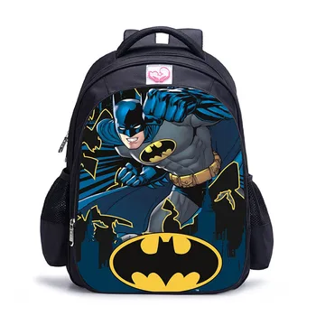 

16 Inch Superhero Batman Children School Bags Orthopedic Backpack Super Hero Kids School Boys Girls Mochila Infantil Catoon Bags
