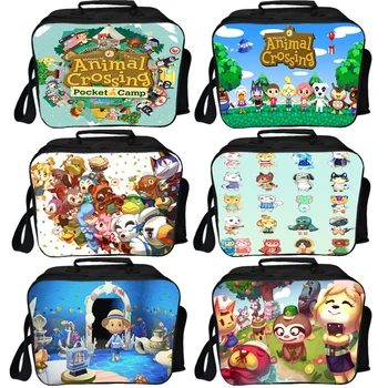 

Portable Animal Crossing Lunch Bag Worker Lunch Bag Student Lunch Cooler Bag Child Picnic Tote Insulation Bag Gift
