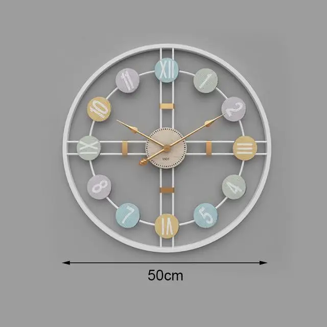 C2 29 Creative Silent Wall Clock 3D Retro Rustic DIY Decorative Luxury Wooden Handmade Oversized Wall Clock for Home Bar Cafe Decor - Цвет: C2