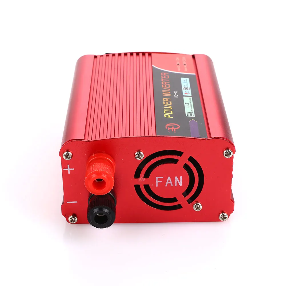 Vehemo DC12V к AC110V Модифицированная синусоида Авто Инвертор автомобильный инвертор зарядное устройство портативный адаптер алюминиевый сплав