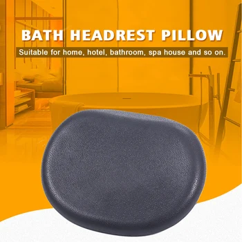 

Bathtub Neck Support Bath Pillow With Suction Cups Soft Cushion Relaxing Non Slip Sauna Room Spa Headrest Shower Home Bathroom