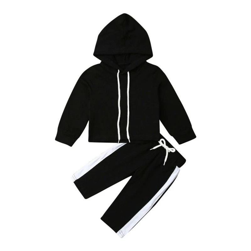 baby girl black tracksuit