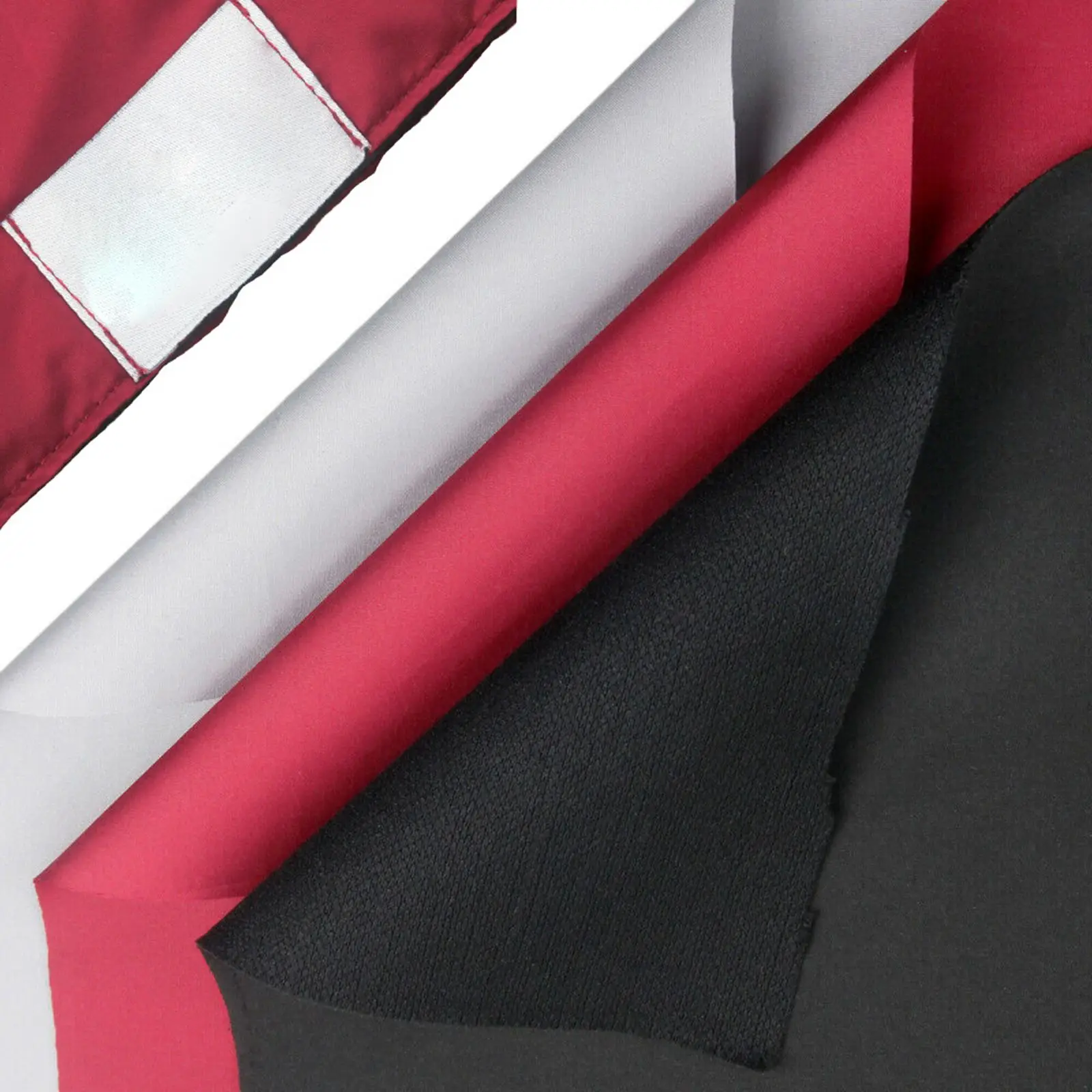 ETone Panno Scuro Per Messa A Fuoco Formato 130x150 Cm - Interno Nero/Esterno Rosso