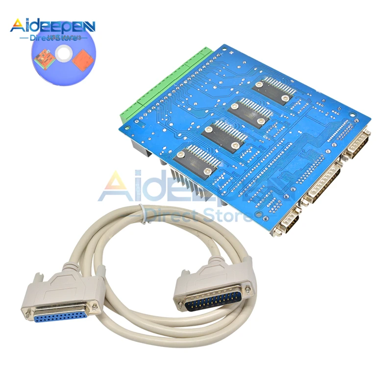 TB6560 DC 12 36V 3A 4 осевой Драйвер шагового двигателя плата контроллера CNC двигатель