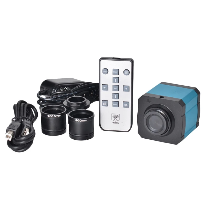 

14Mp 1080P Hdmi Usb Digital Industry Camera With Ccd C-Mount Lens Adapter Inspection Stereo Microscope Camera For Pbc Soldering(