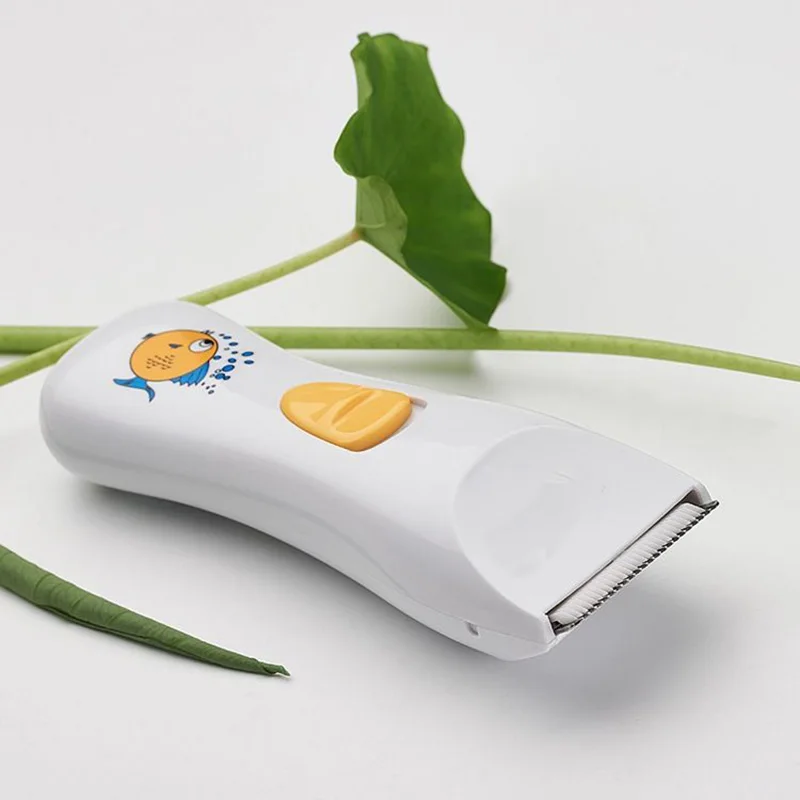 Manufacturer sells water-wash rechargeable silent electric push-shear household baby hairdresser, children's shaving power pushe