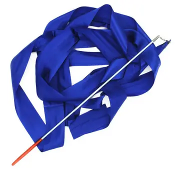 

4 Meters Colorful Professional Gymnastics Ribbons Dance Ribbon Art Ballet Streamer Twirling Pole Stick For Gym Training LW