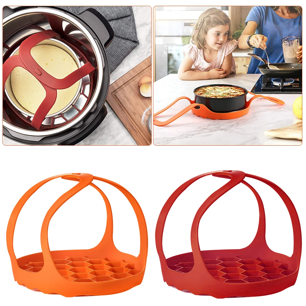 Instant Pot Sling Steamer Kitchen Accessories: 6 Qt/8 Qt Drain Rack, Pressure  Cooker Silicone Bakeware Lifter - Temu