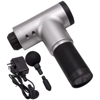 

6 Levels 3300R/min Electric Massage Gun 4 Heads Vibration Muscle Therapy Body 2000mAh