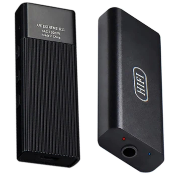 

2 Set R12 Headphone Amplifier Bluetooth 5.0 CSR DAC Amp USB Sound Card High Power