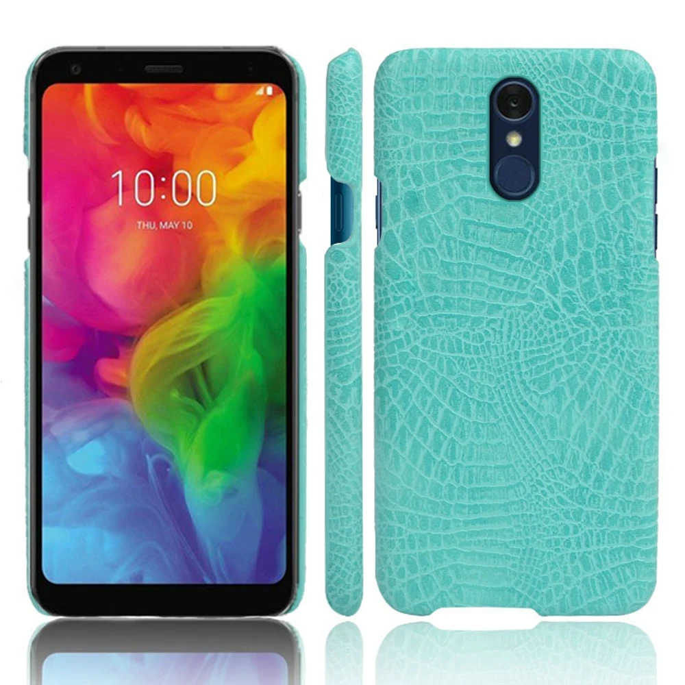 Чехол для LG G7 G7 thinQ G710/Q7/K8 /G4 styus G4 note/LS770/Qstylus stylo4 с крокодиловым узором
