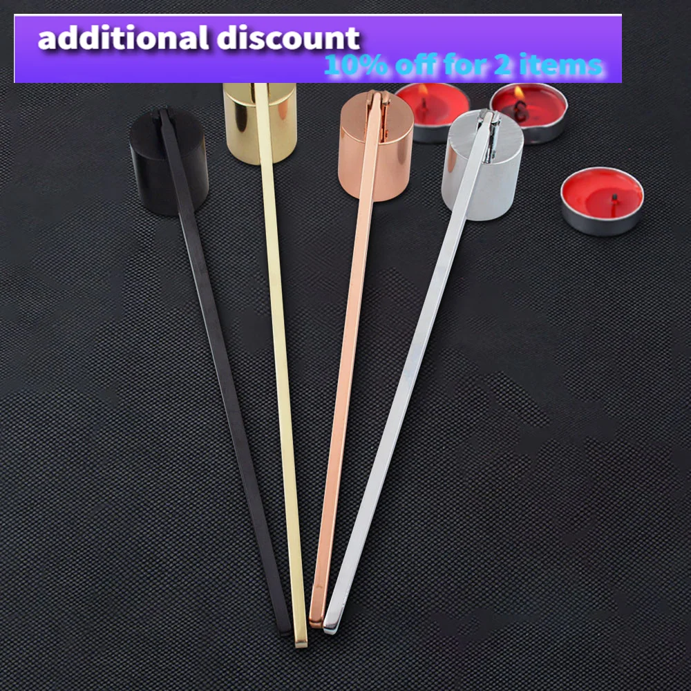 2021 decoration vintage Candle Wick Tool Oil Lamp Stainless Steel Dipper Extinguish Trimmer Cutter BK декор дома новый год | Дом