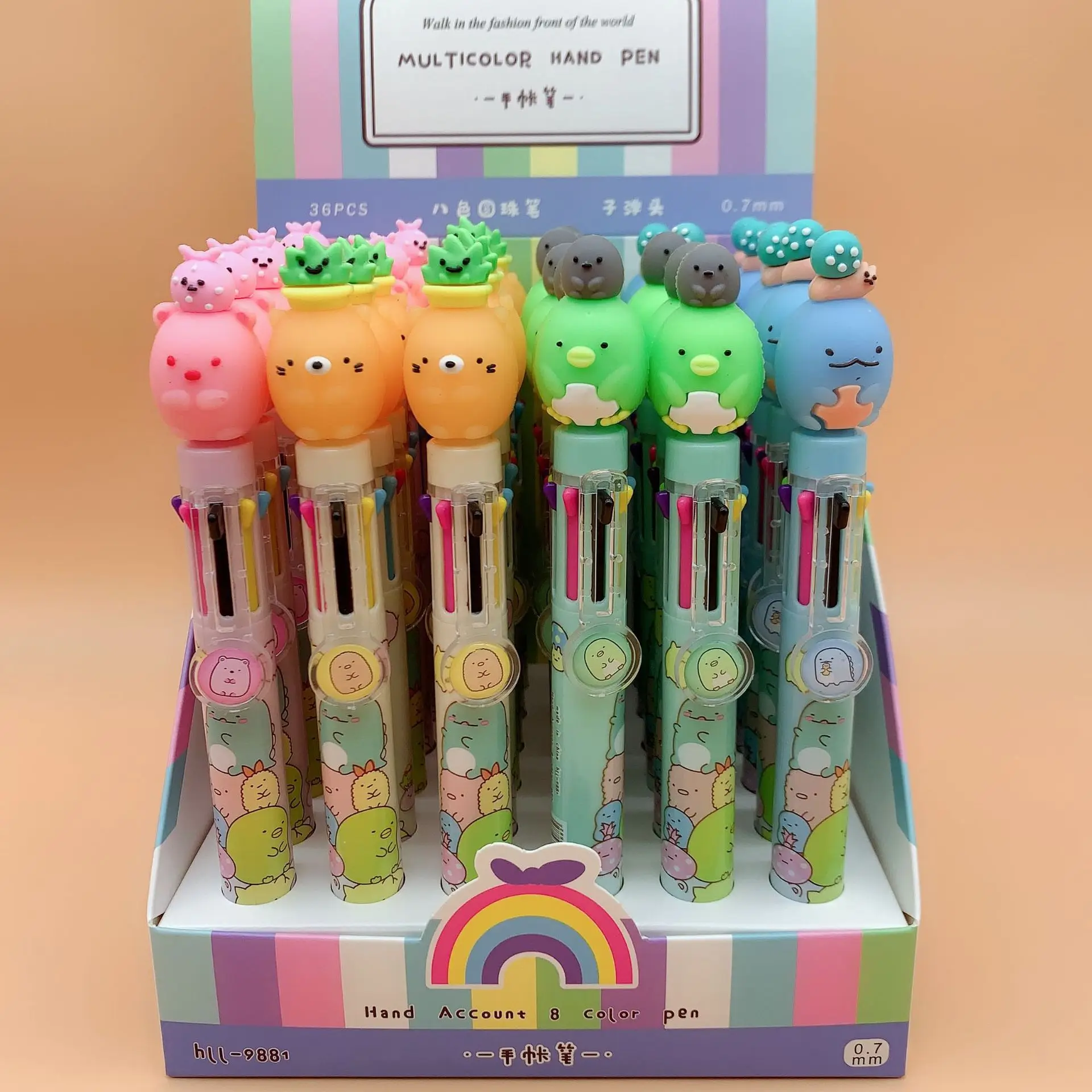 Kawaii Japanese Anime Cartoon Sumikko Gurashi 8 Colored Mechanical