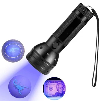 

51LED Purple Flashlight UV Flashlight Safety UV Detection Flashlight Used To Identify Fluorescent Agent Detection