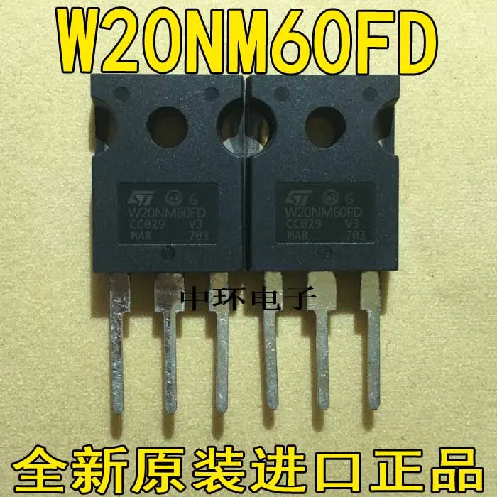 5 шт./лот W20NM60FD 20A600V STW20NM60FD-247/5 шт./лот