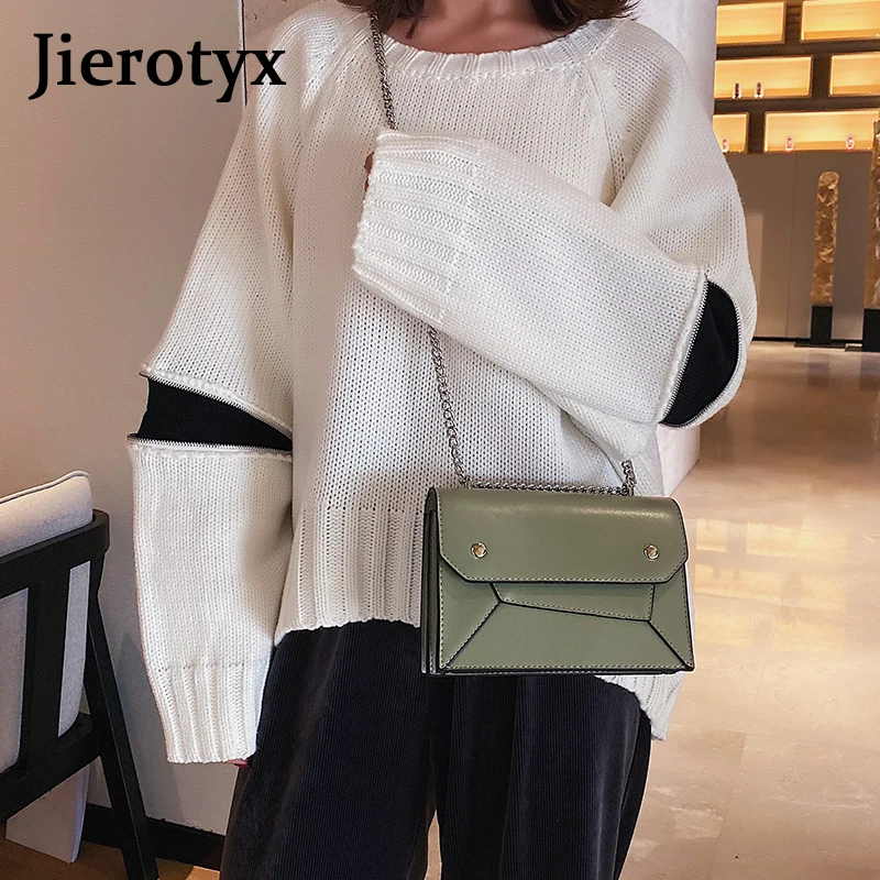 JIEROTY элегантная женская квадратная сумка через плечо, модная новая качественная женская дизайнерская сумка из искусственной кожи, сумка через плечо на цепочке