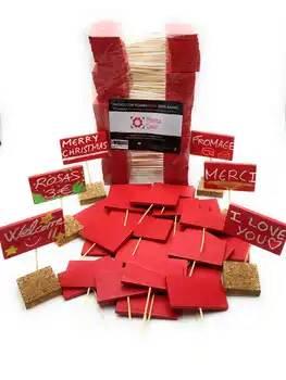 

Spikes with Blackboard (20 units). For florists and events. Perfect face to the Christmas campaign. INCLUDES MARKER