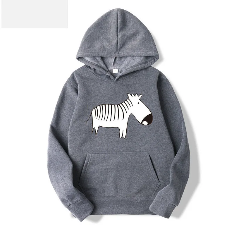 Новинка 2020 аниме толстовка с принтом зебры мужская капюшоном в стиле хип-хоп