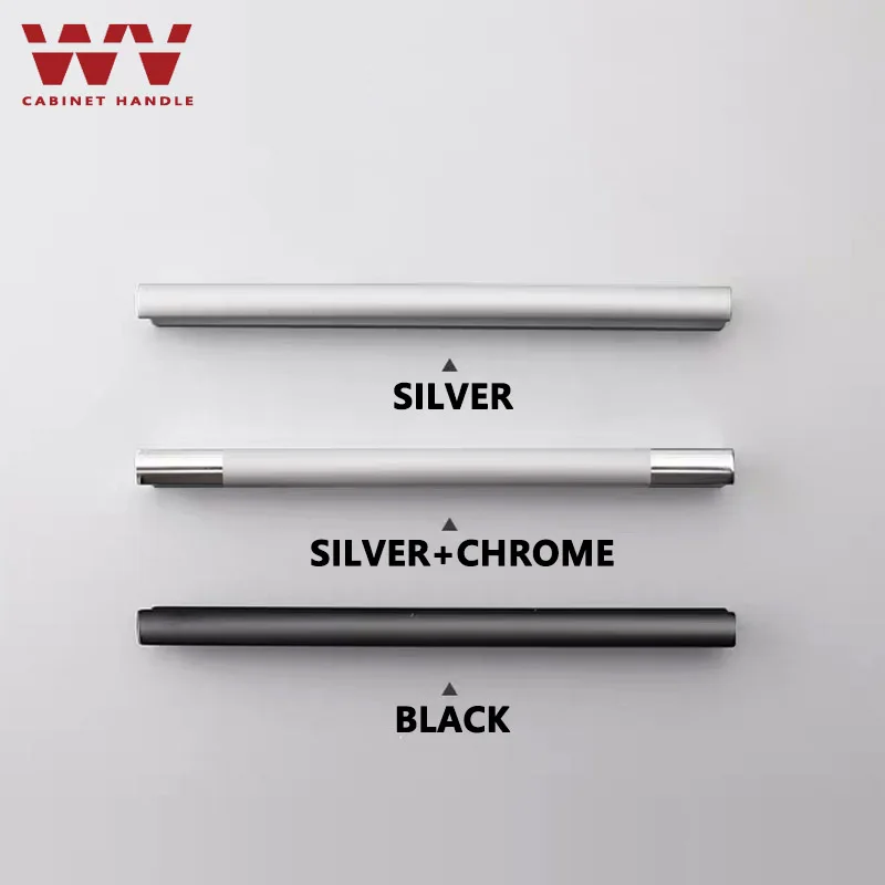 Kitchen Cabinet Handles Pulls Dressers Closet Furniture Door Handles Aluminum Drawer Knobs Hardwares