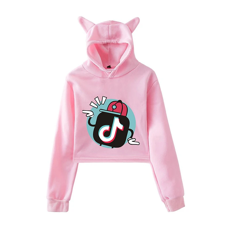 

Sweatshirt Women Pink Tik Tok Hoodie Kpop Clothes Blusa Moleton Feminino Busos Para Mujer 2019 Sweat Femme Capuche Hoodies Women