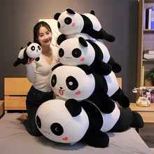 Huggable новая милая большая панда плюшевая игрушка мягкая мультяшная Животные медведь кукла подарок на день рождения Рождество Диван Подушка