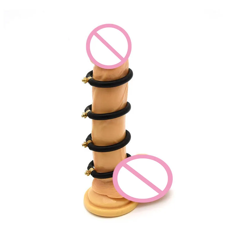 4 шт. кольцо на пенис с электрошоком|product tape|accessories womenproduct material |