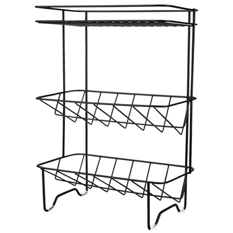 ABSS-держатели для хранения, многофункциональные трехслойные полки для гостиной, кухни, ванной комнаты, для приправ, туалетные принадлежности