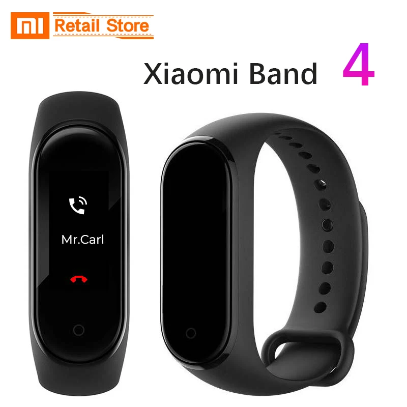 Xiao mi Band 4 глобальная Версия смарт-браслет 3 Farbe AMOLED Bildschirm фитнес-трекер Bluetooth
