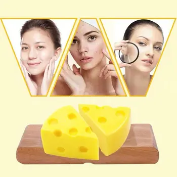 

Cheese Soap Moisturizing Oil-control Anti-mites Condensed Soap Cleaning Soap New 2020&