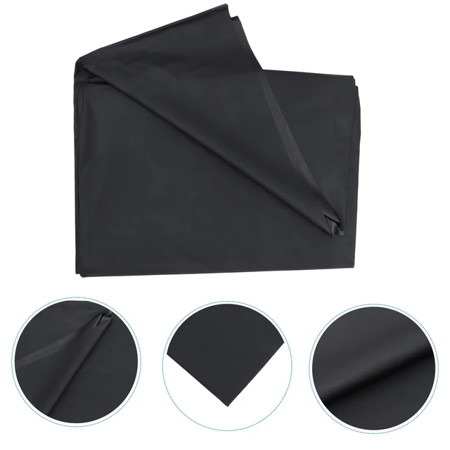 Versatile use and playful possibilities with this black waterproof bed sheet