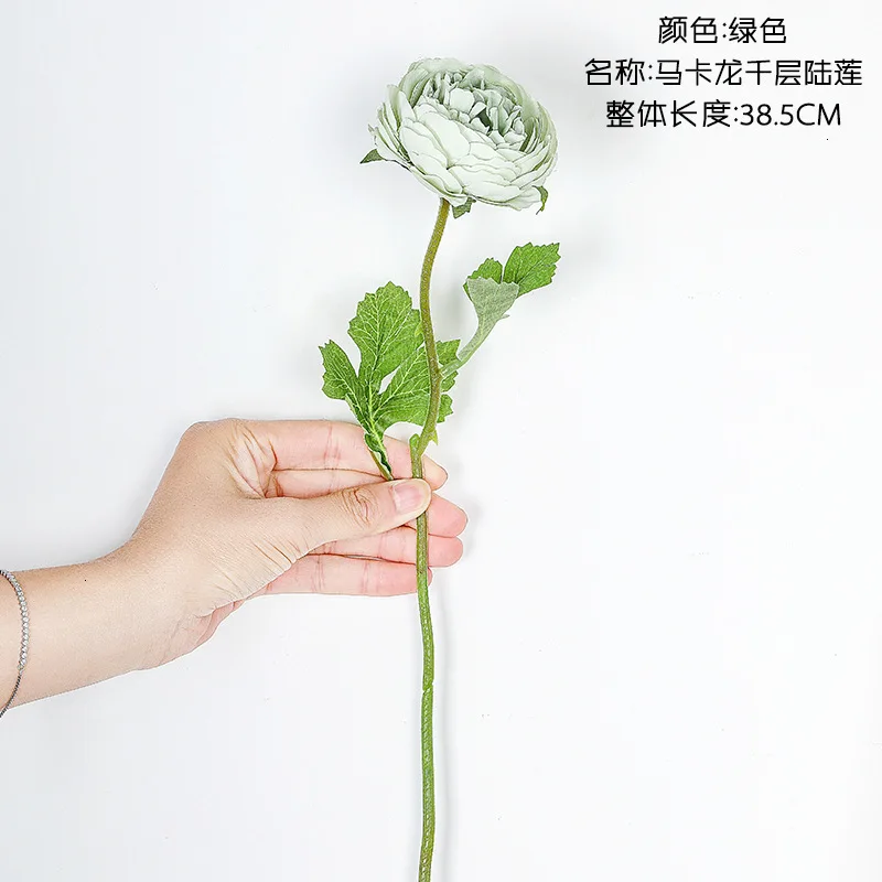 green Ins Maka Dragon Rose, имитация цветов для дома, украшение для интерьера, ручная работа, цветок, дорога, декорированные стены, искусственный цветок Mw66775 - Цвет: green