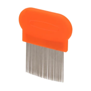 

Metal Hair Comb Hair Brush Fine-toothed Comb Salon Pocket Massage Comb for Kids Pet Beard / Mustache Comb Plastic Handle