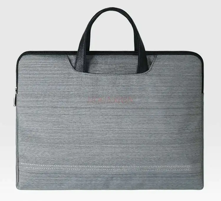 

File bag canvas portable zipper archive file bag business office bag briefcase storage bag student computer bag